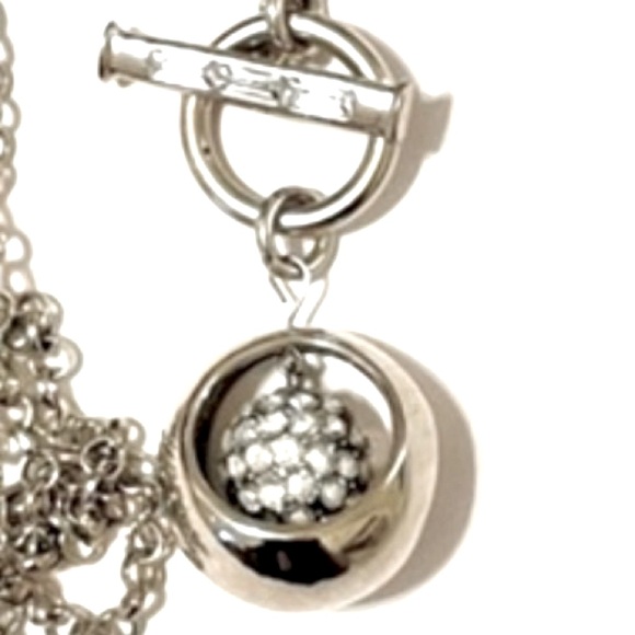 Crystal Pendant Long Toggle Necklace - Picture 4 of 5